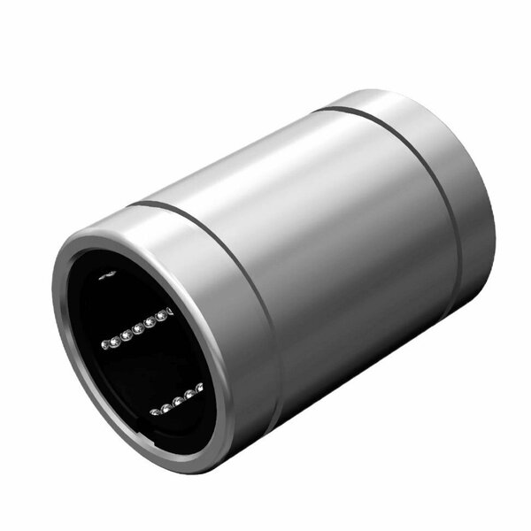 Thompson Linear Bearing, Ball Bushing Only, Precision Steel, 1 In, Closed, Not Self-Aligning, Oil Hole A162536 OH